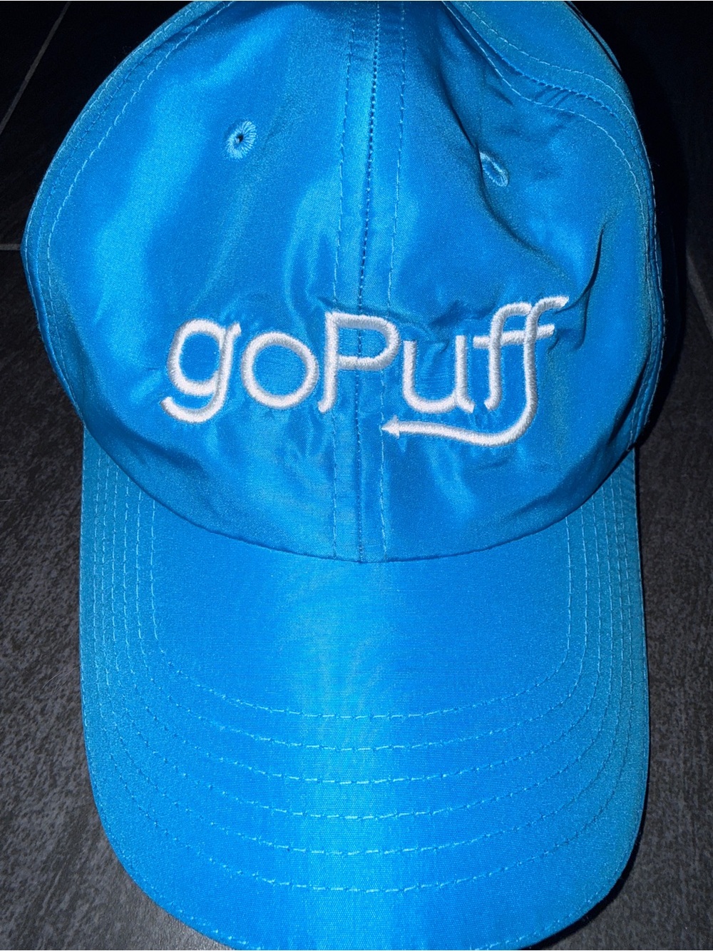 Go Puff Hat Blue Baseball Cap - Picture 2 of 9